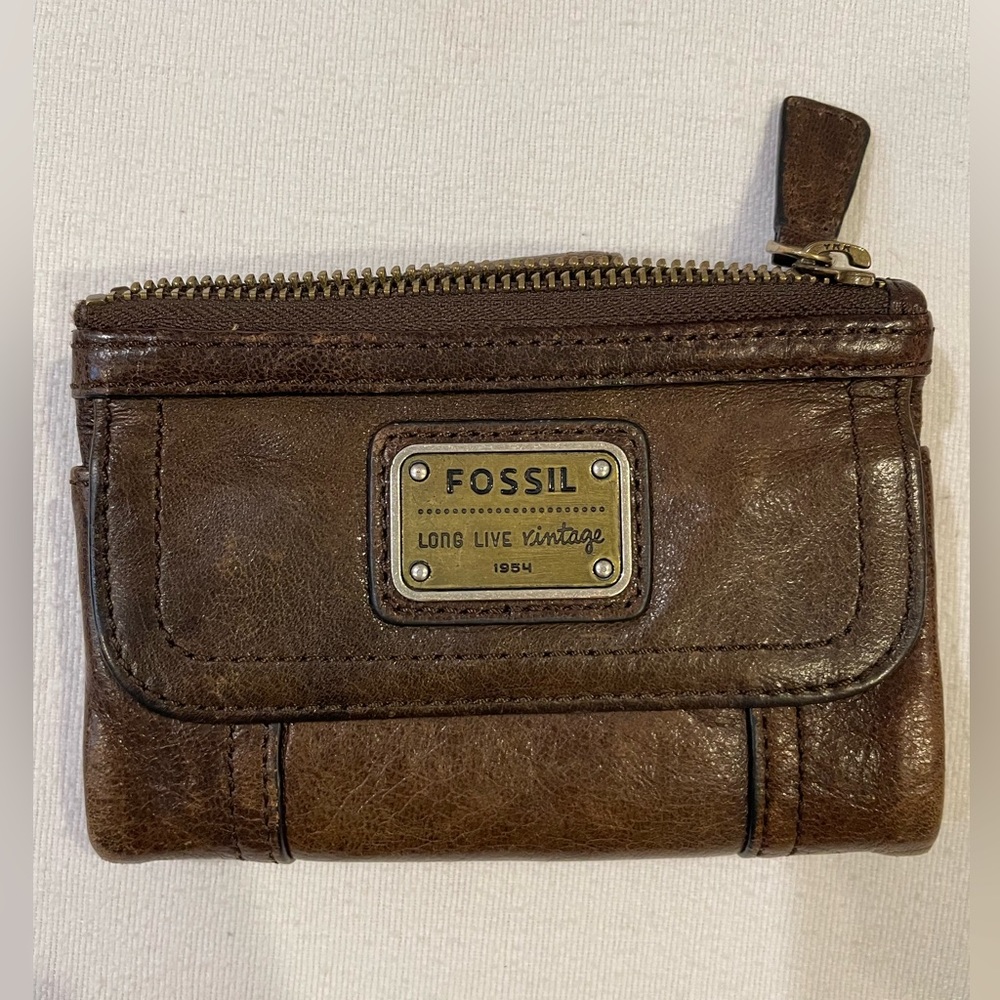 FOSSIL long live VINTAGE 1954 wallet